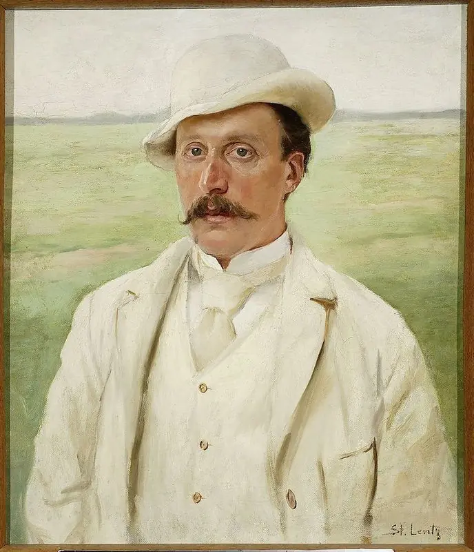 Portrait of Leopold Méyet, by Stanisław Lentz