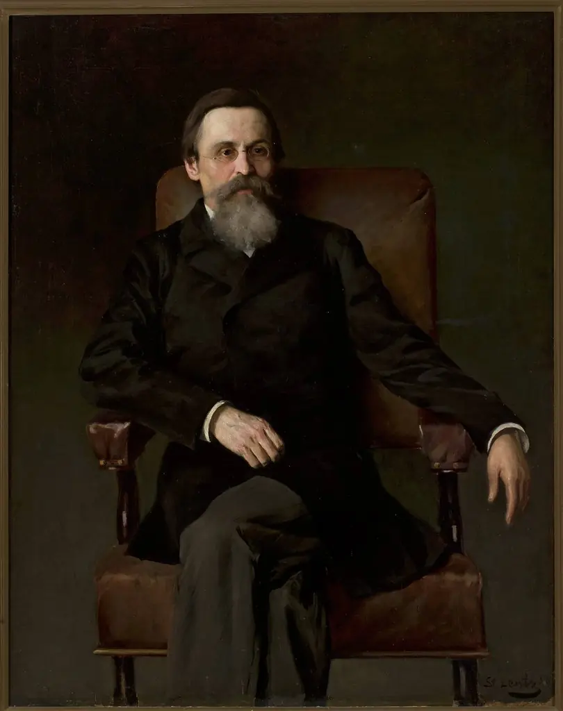 Portrait of Tadeusz Korzon, by Stanisław Lentz