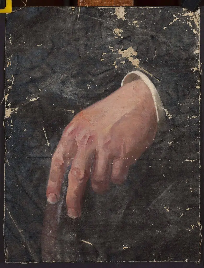 Study of a hand, by Stanisław Lentz