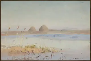 Landscape study – Day in autumn, by Stanisław Straszkiewicz, 1907