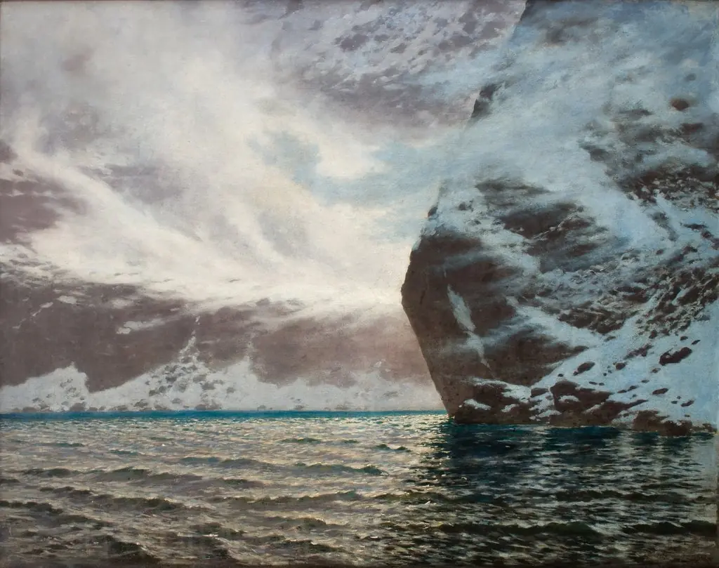 Czarny Staw (The Blake Lake) – Blizzard, by Stanisław Witkiewicz