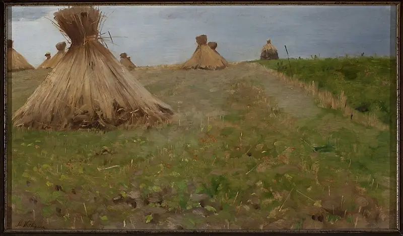 Sheaves in the field, by Stanisław Witkiewicz