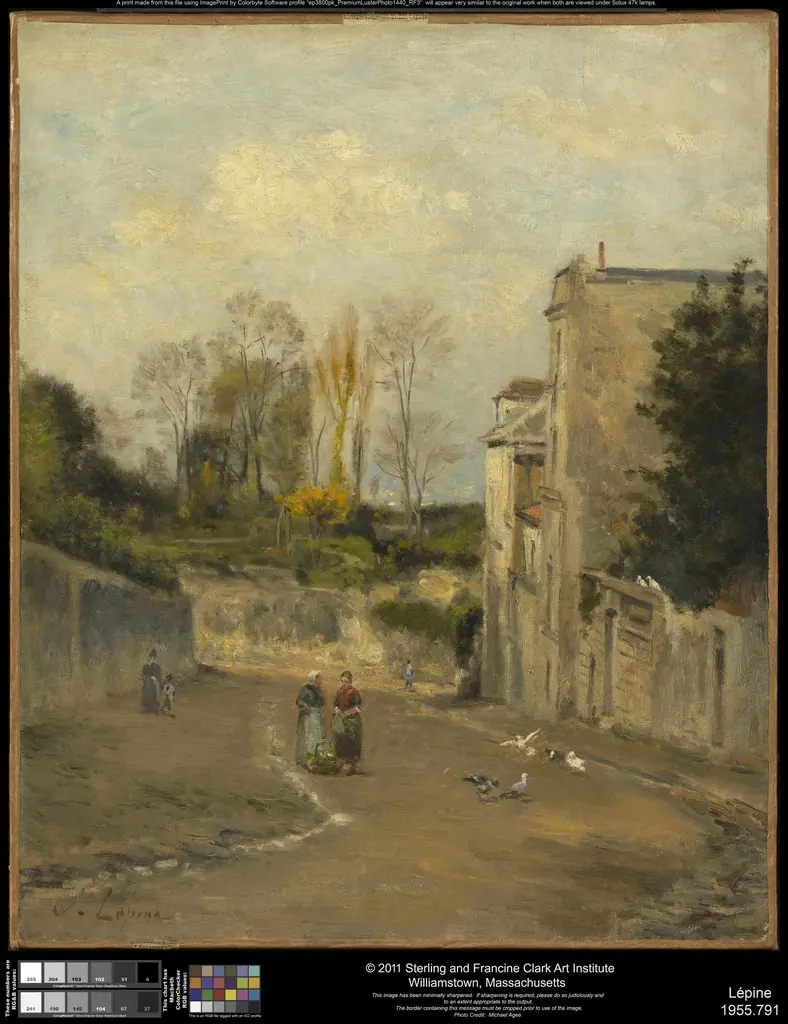 Montmartre, the rue Cortot, by Stanislas Lépine