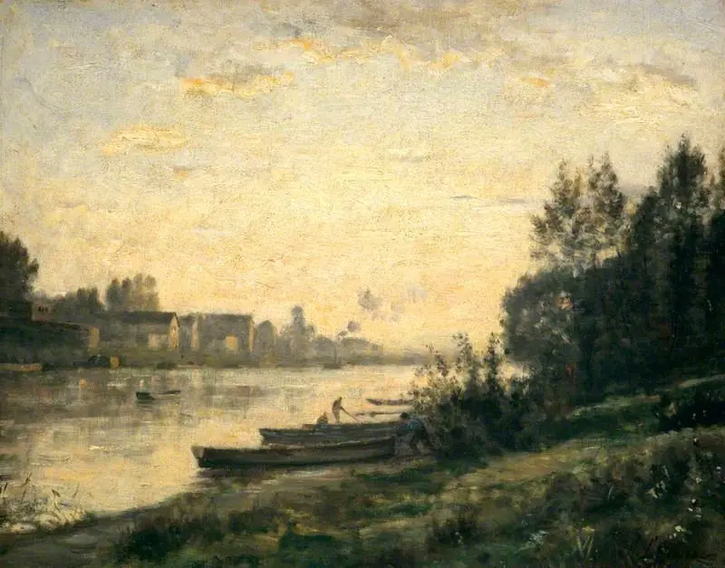 Sunset on a River