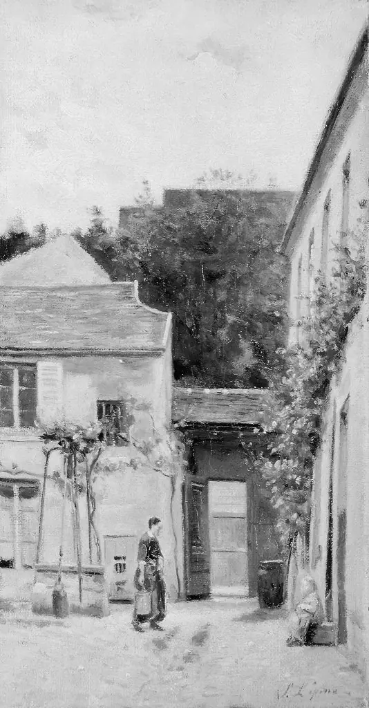 The Courtyard, by Stanislas Lépine