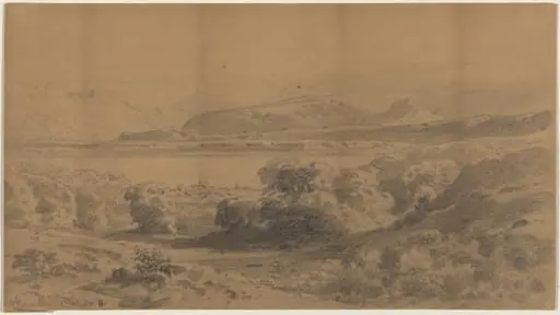 Panorama on a Mountain Lake, by Stanislaus Graf von Kalckreuth