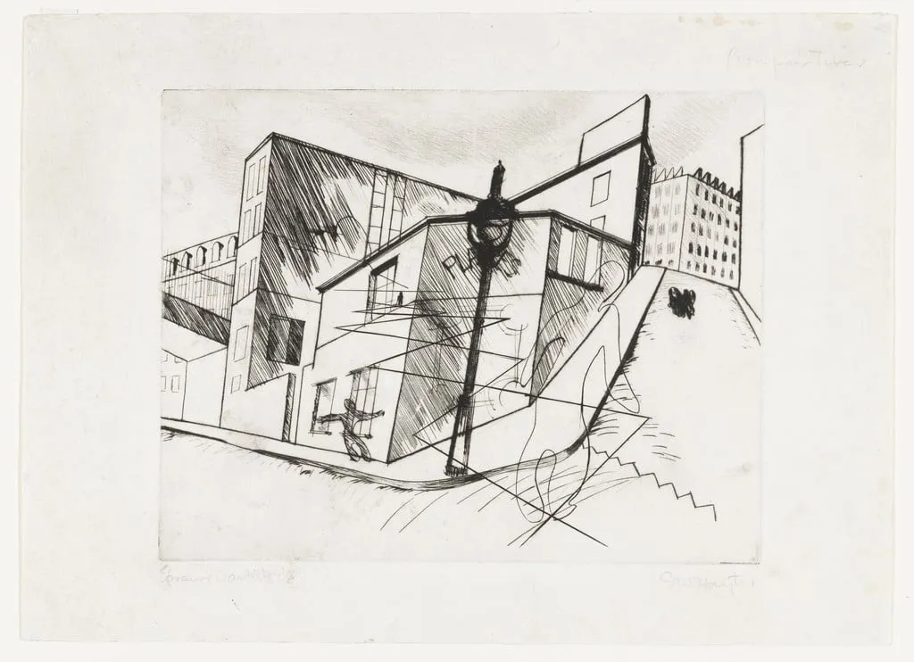 Untitled, by Stanley William Hayter, ink, 1930