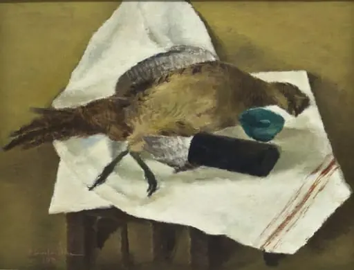 Natură moartă cu fazan, by Ștefan Constantinescu