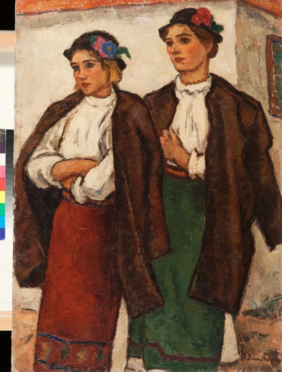 Fete din Țara Oltului, by Ștefan Dimitrescu, 1926