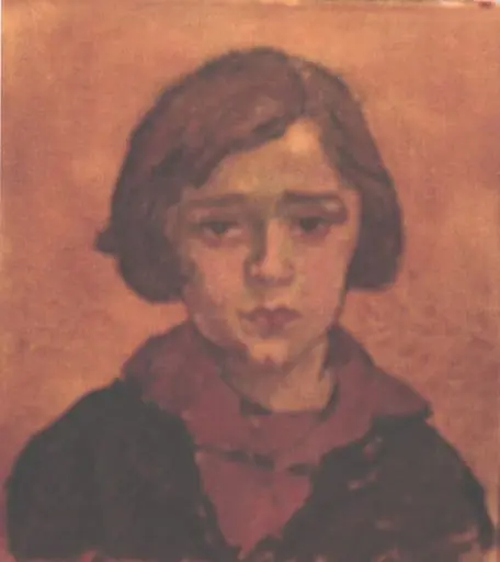 Fetița artistului, by Ștefan Dimitrescu