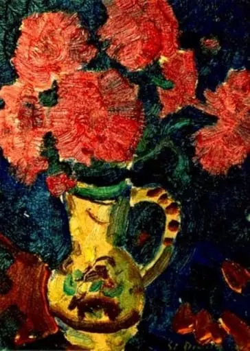 Flori în vas, by Ștefan Dimitrescu