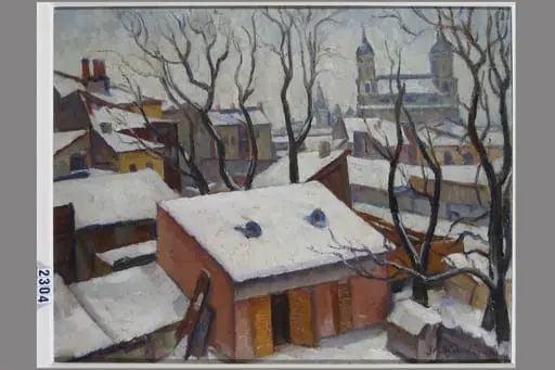 Iarna, by Ștefan Dimitrescu