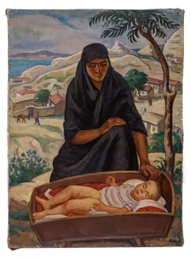 Maternitate, by Ștefan Dimitrescu