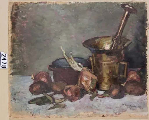 Natură statică, by Ștefan Dimitrescu