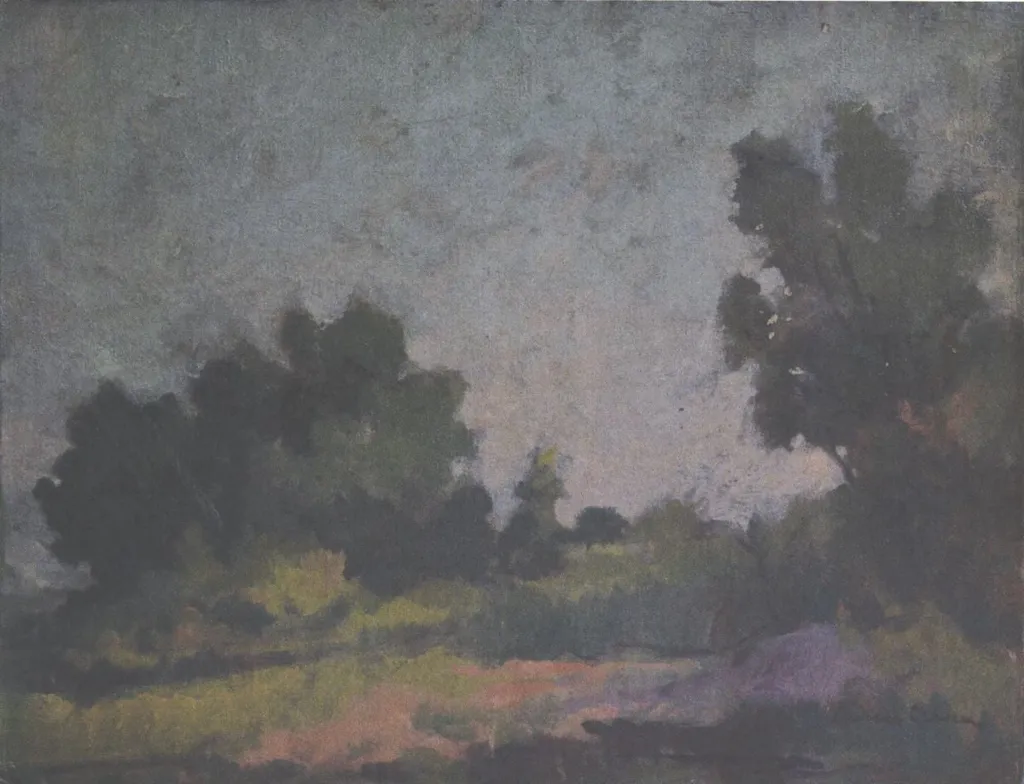 Peisaj, by Ștefan Dimitrescu, unspecified, 1919
