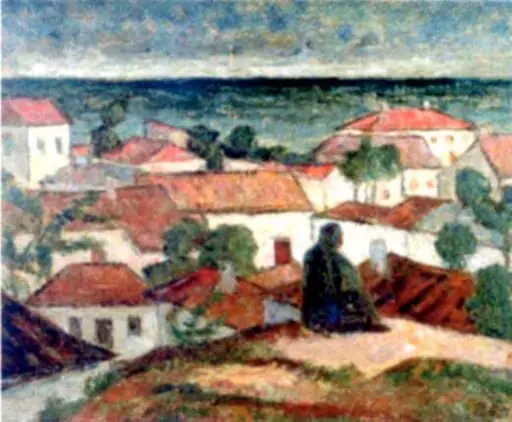 Peisaj din Mangalia, by Ștefan Dimitrescu