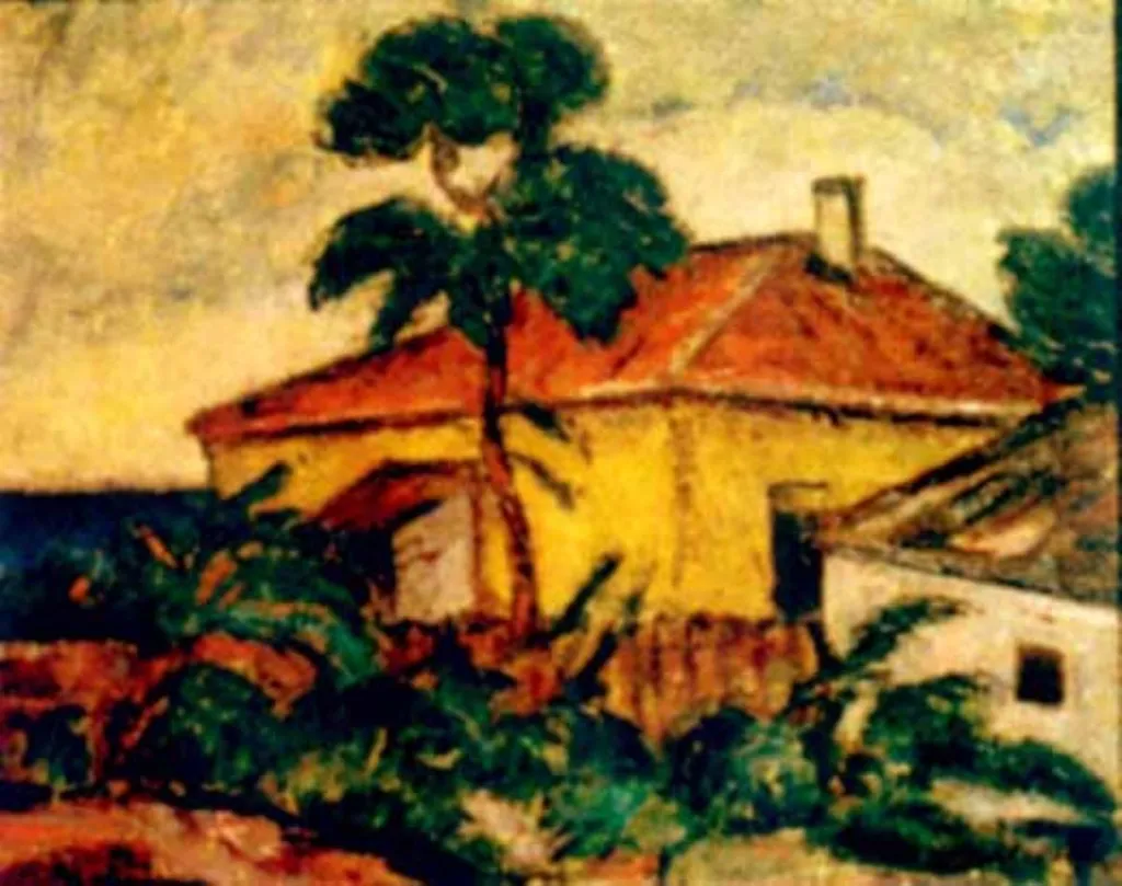 Peisaj dobrogean, by Ștefan Dimitrescu, unspecified, 1927