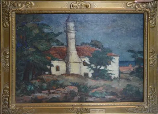 Peisaj (Moscheia „Esmahan Sultan” din Mangalia), by Ștefan Dimitrescu