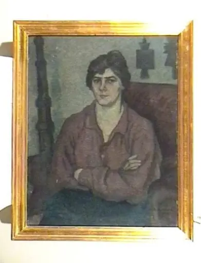 Portret de femeie, by Ștefan Dimitrescu