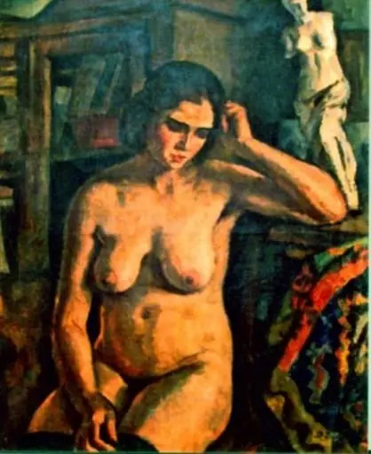 Studiu de nud, by Ștefan Dimitrescu
