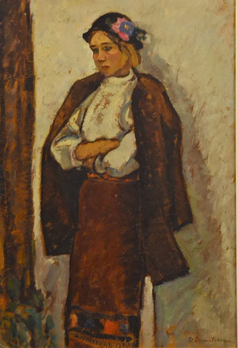 Țărancă, by Ștefan Dimitrescu, 1919