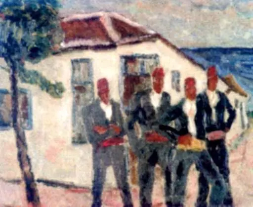 Turci la Mangalia, by Ștefan Dimitrescu