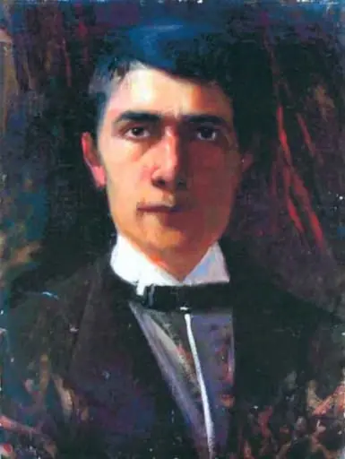 Autoportret, by Ștefan Luchian, 1850