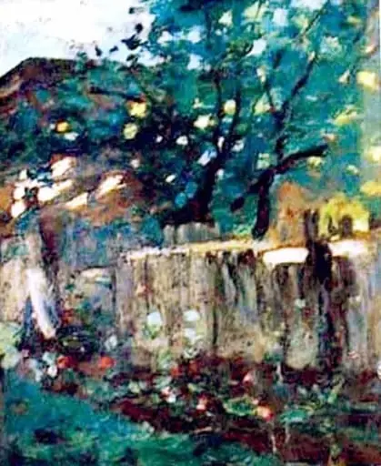 Casa vecinului, by Ștefan Luchian