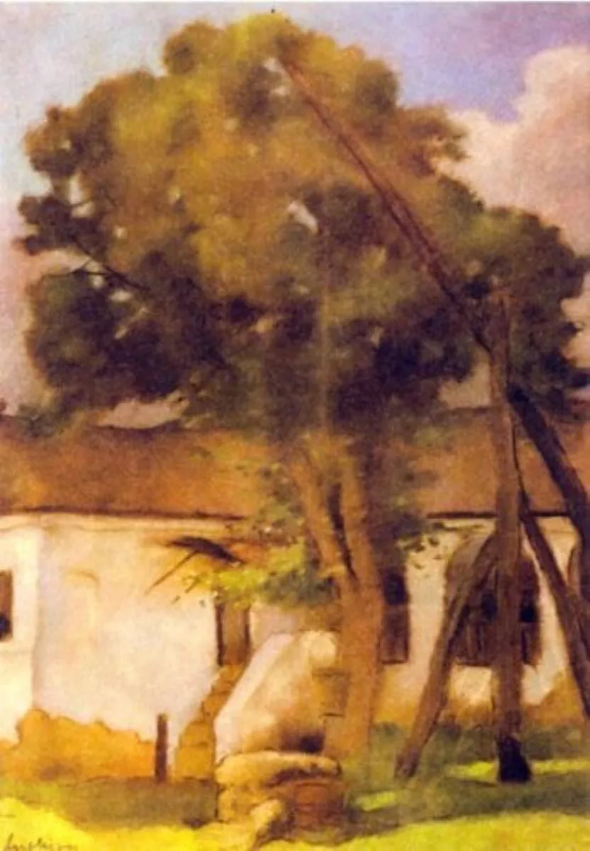 Fântână de la Brebu, by Ștefan Luchian, unspecified, 1908