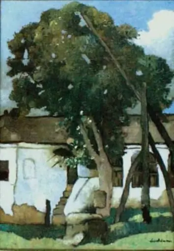 Fântână la Brebu, by Ștefan Luchian