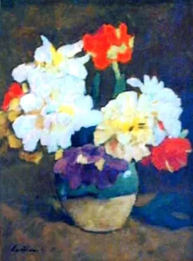 Flori, bujori și maci, by Ștefan Luchian