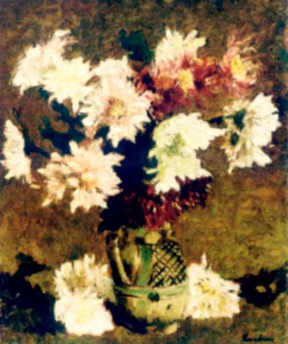 Flori (Crizanteme), by Ștefan Luchian, unspecified, 1912