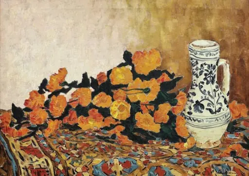 Gălbenele și ulcior, by Ștefan Luchian