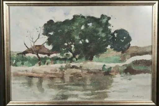 Pe malul Dâmboviței, by Ștefan Luchian