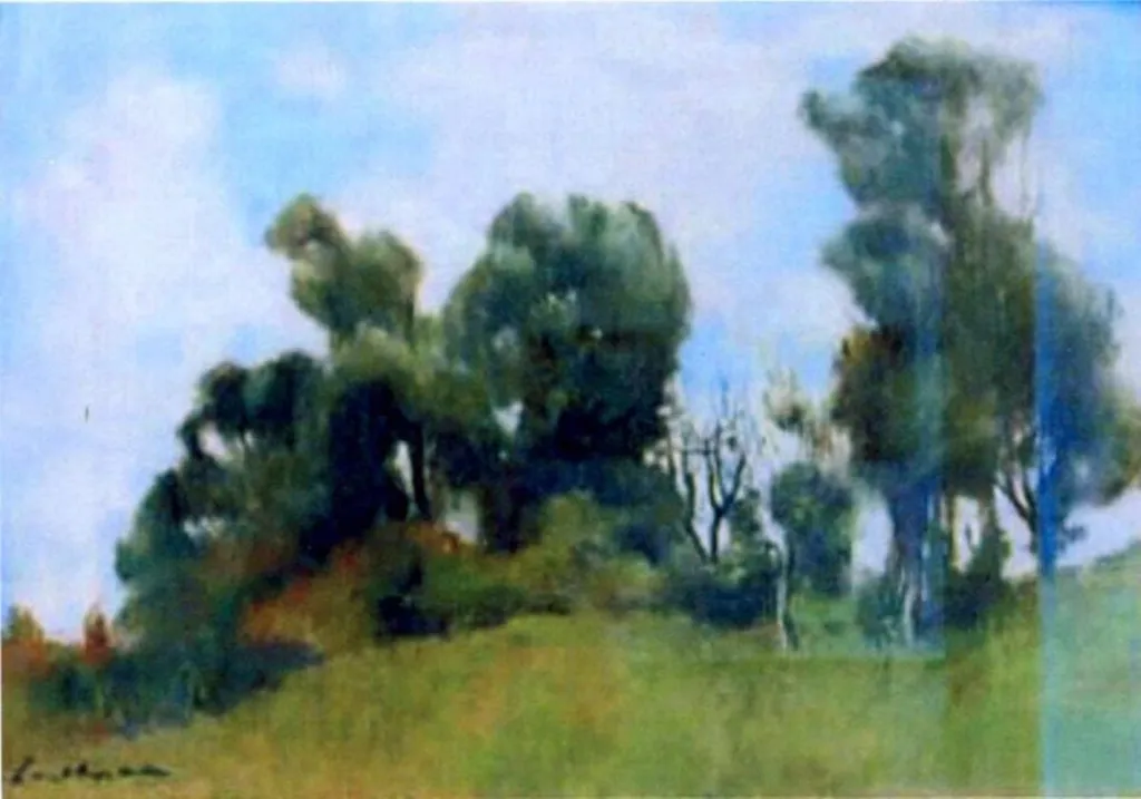 Peisaj la Brebu, by Ștefan Luchian, unspecified, 1902