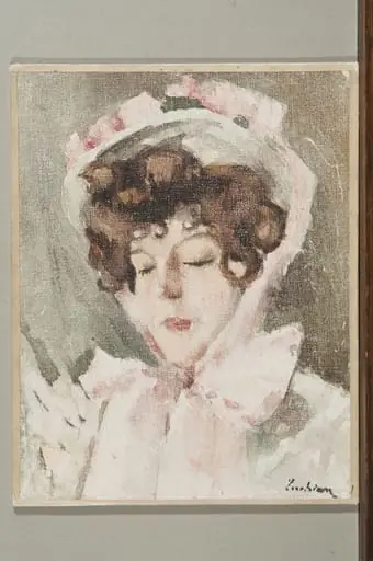 Portret de fată, by Ștefan Luchian