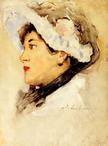 Portret de femeie, by Ștefan Luchian