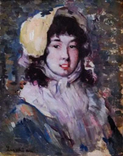 Portret de fetiță, by Ștefan Luchian, 1902