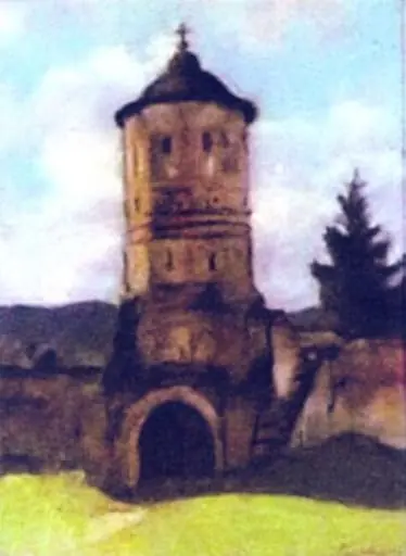 Turnul de la Brebu, by Ștefan Luchian