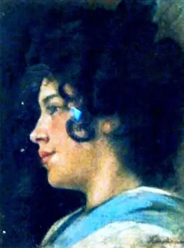 Zizi Cioflec, by Ștefan Luchian