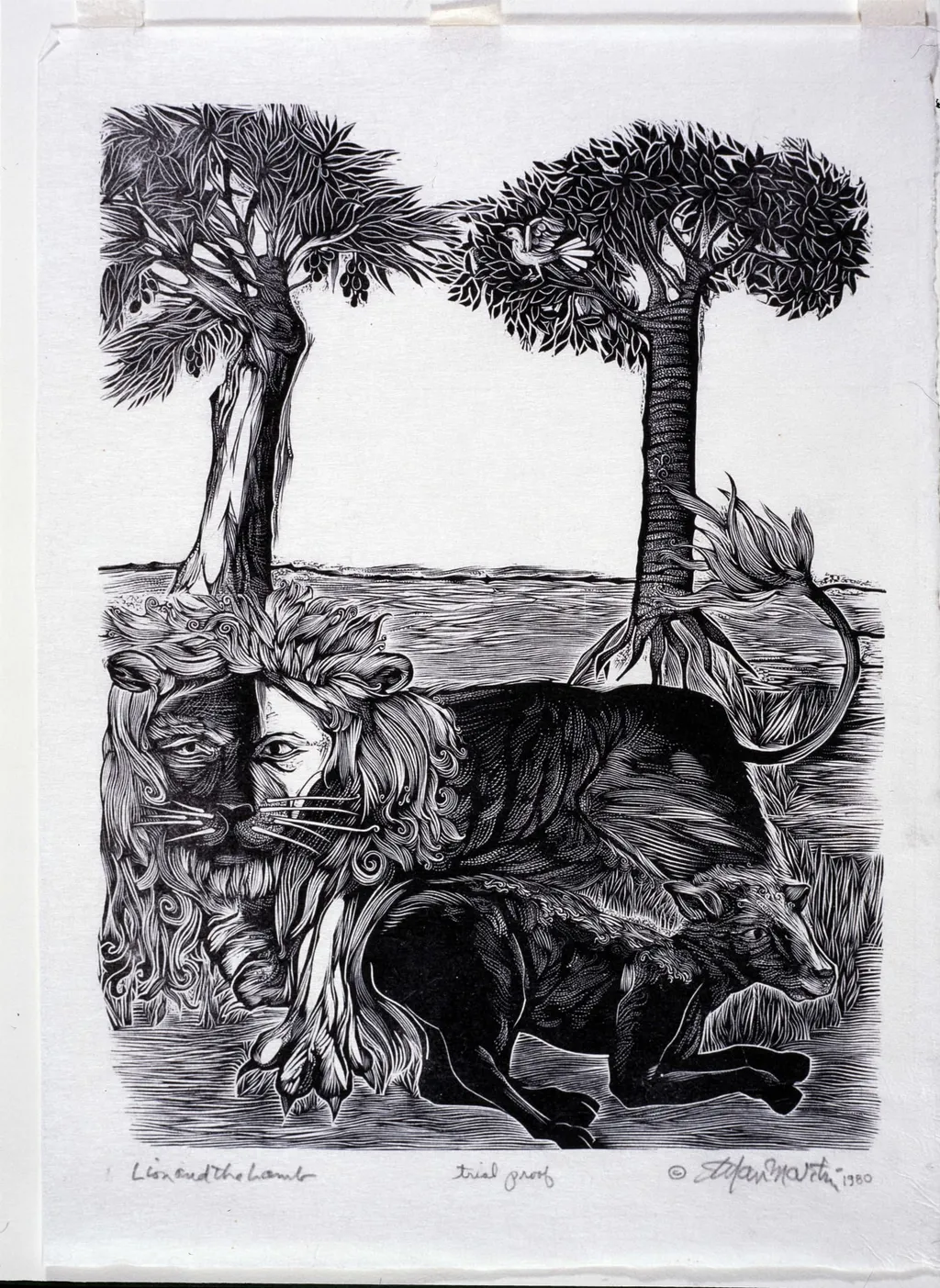 Το Λιοντάρι και ο Αμνός, by Stefan Martin, 1980