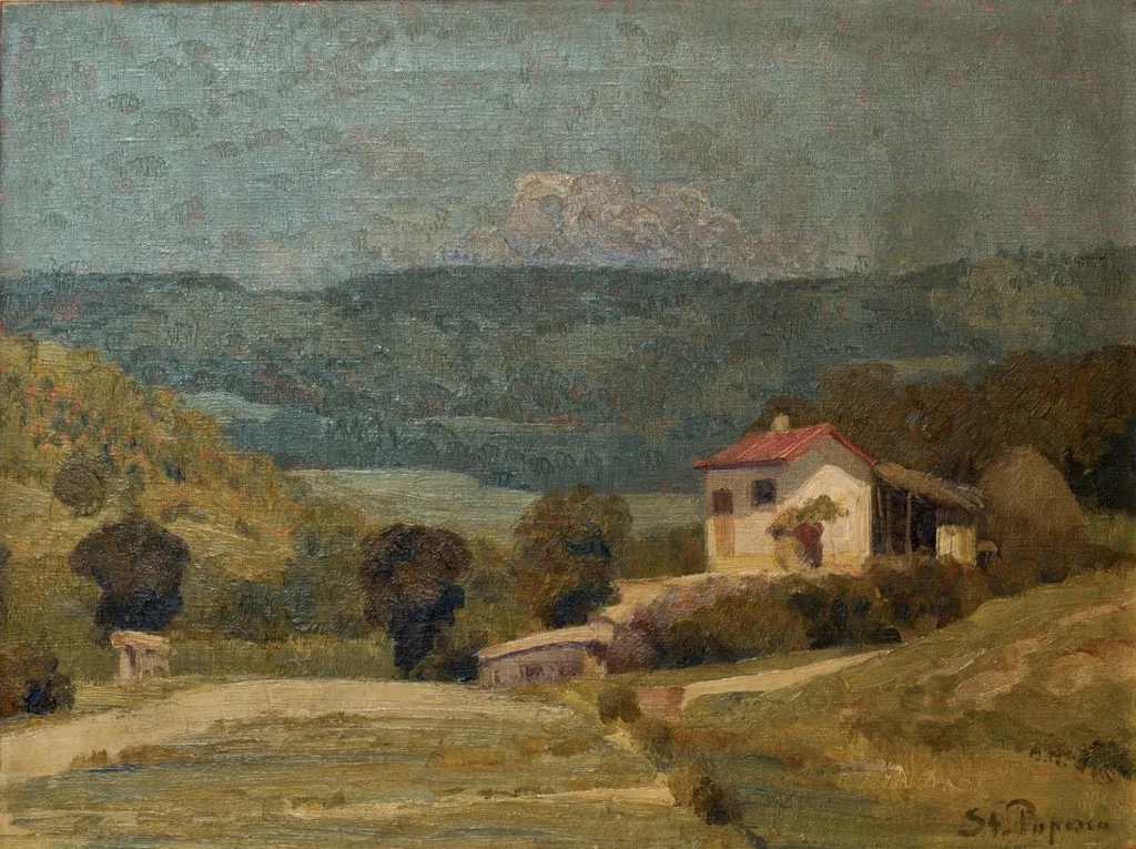 Casă țărănească, by Ștefan Popescu, unspecified