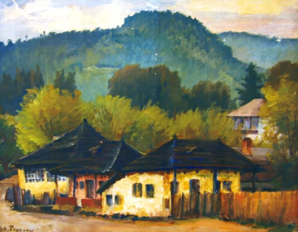 Case din Răducești, by Ștefan Popescu, unspecified