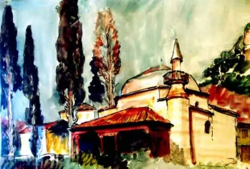 Peisaj cu geamie, by Ștefan Popescu