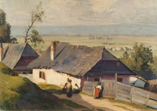 Peisaj din Răducești, by Ștefan Popescu