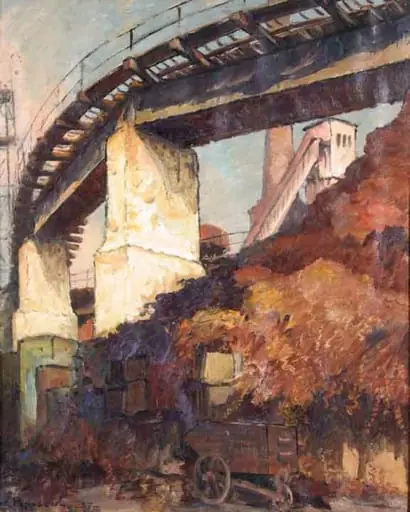 Peisaj industrial (Reșița), by Ștefan Popescu