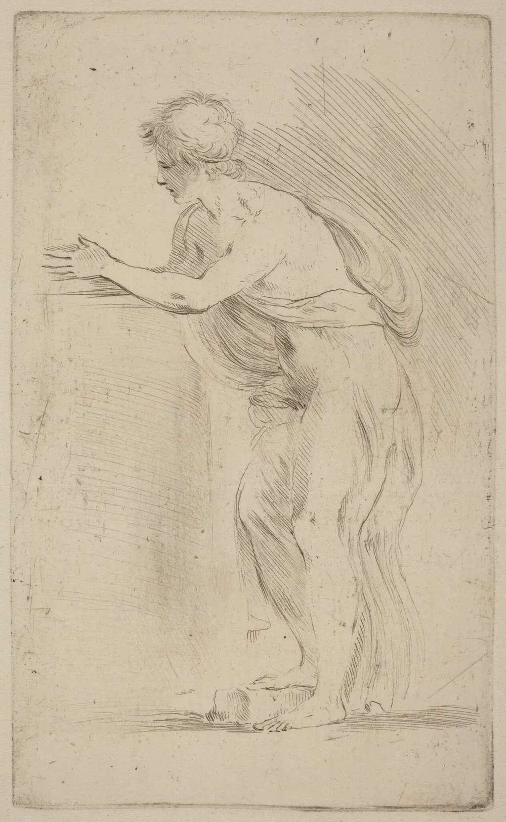 Academy of a Young Man, by Stefano Della Bella, ink, 1637