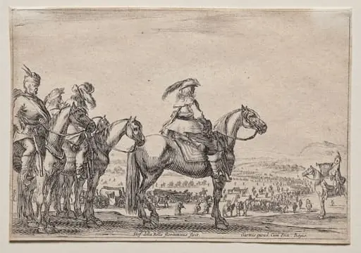 An Enemy on the March, by Stefano Della Bella