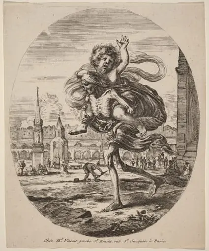 Death Carrying a Child to the Left, by Stefano Della Bella