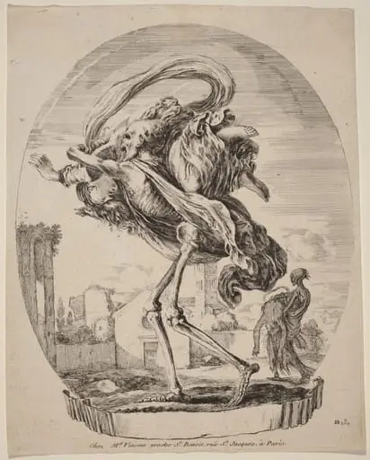 Death Carrying a Woman, by Stefano Della Bella